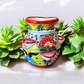 Handmade Talavera Strawberry Planter | Colorful Mexican Pottery
