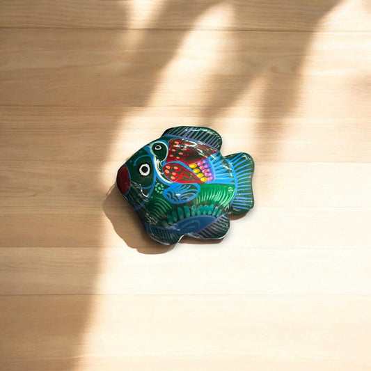 Guerrero Fish Jewelry Box | Handmade Ceramic Earring Organizer