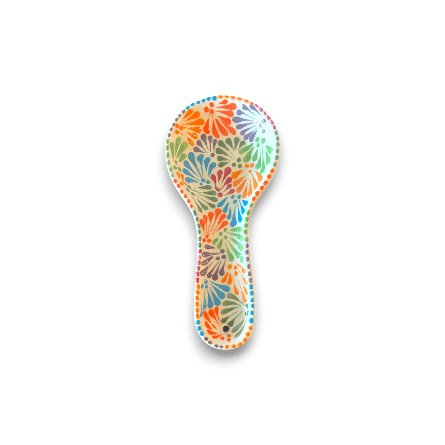 Talavera Spoon Rest | Handmade Mexican Puebla