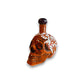 Handmade Skull Decanter Set | Brown & White Mexican Barware