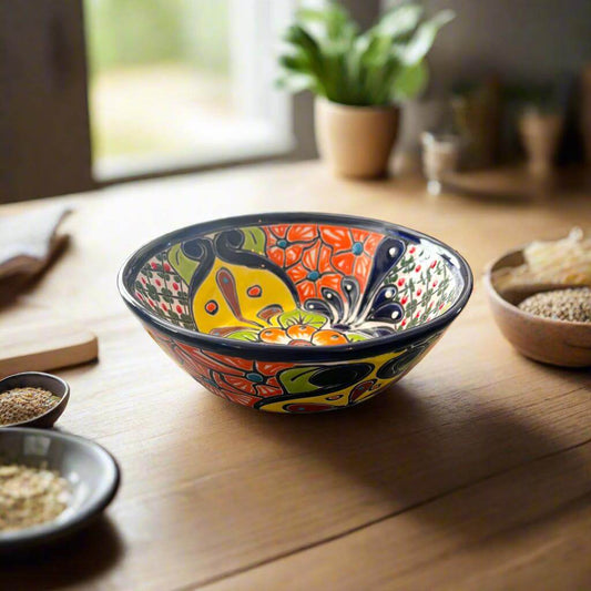 7.5" Talavera Soup Bowl | Handmade Mexican Dinnerware