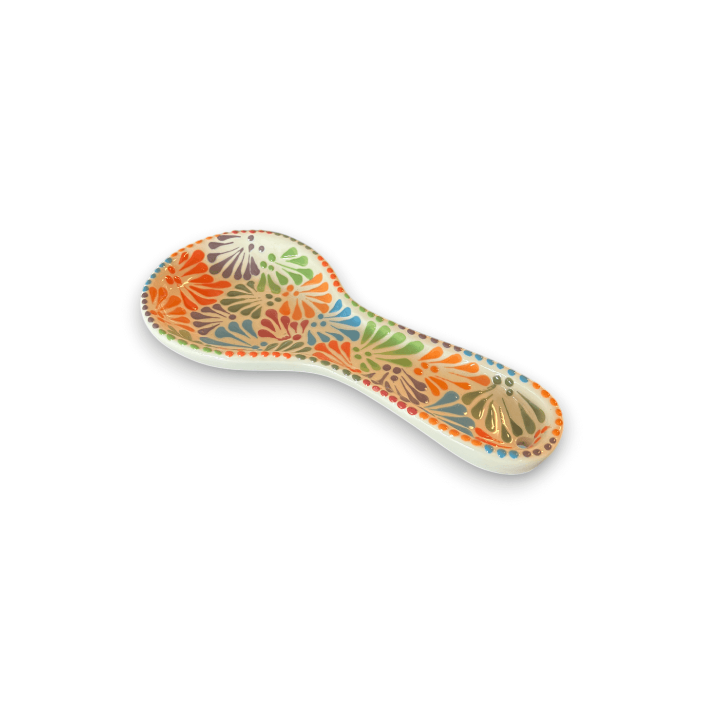 Talavera Spoon Rest | Handmade Mexican Puebla