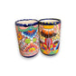 Talavera Tumbler Cup | Hand-Painted Mexican Ceramic Glass