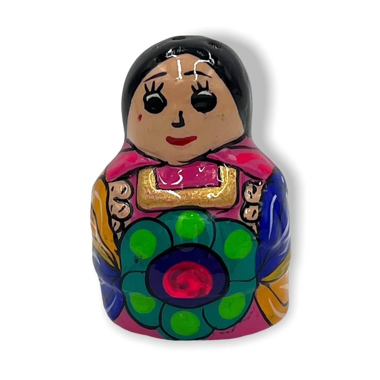 Set of 2 Guerrero Salt and Pepper Shakers | Hand-Painted Couple