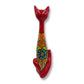 Mexican Handmade Talavera Cat Statue | Cultural Artwork (19.5" Tall)