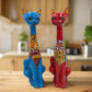 Mexican Handmade Talavera Cat Statue | Cultural Artwork (19.5" Tall)