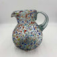 Confetti Glass Pitcher | Hand-Blown Mexican Rock Jug