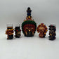 Handcrafted Mexican Shot Glass | Aztec Warrior Design