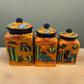 Talavera Canister Set | Colorful Handmade Panchito Pottery