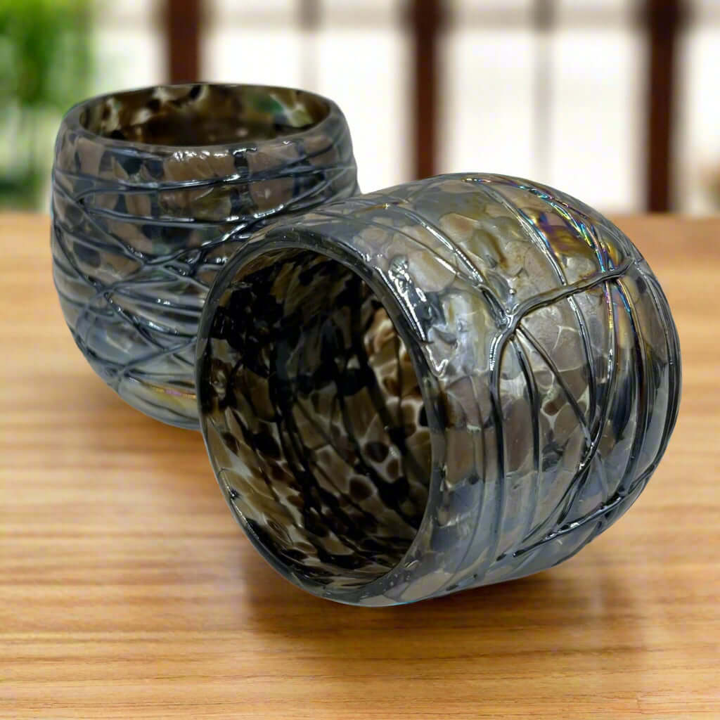 Mexican Stemless Wine Glass | Mocha Mix Design