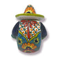Talavera Canister with Lid | Sleeping Panchito Mexican Pottery Jar