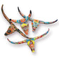 Talavera Longhorn Skull | Handmade Mexican Bull Wall Art