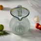 Mexican Hand Blown Glass Pitcher | Confetti Rim