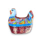 Talavera Chicken Planter | Large Hand-Painted Mexican Pottery Statue