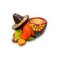 Colorful Talavera Panchito Planter | Mexican Sleeping Man Pottery