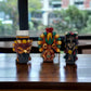 Handcrafted Mexican Shot Glass | Aztec Warrior Design