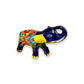 Colorful Talavera Elephant Coin Bank | Handmade Medium Piggy Bank