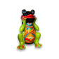 Talavera Frog Statue | Vibrant Hand-Painted Mexican Ceramic Art