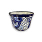 Talavera Flower Pot | Handcrafted Blue & White Mexican Ceramic