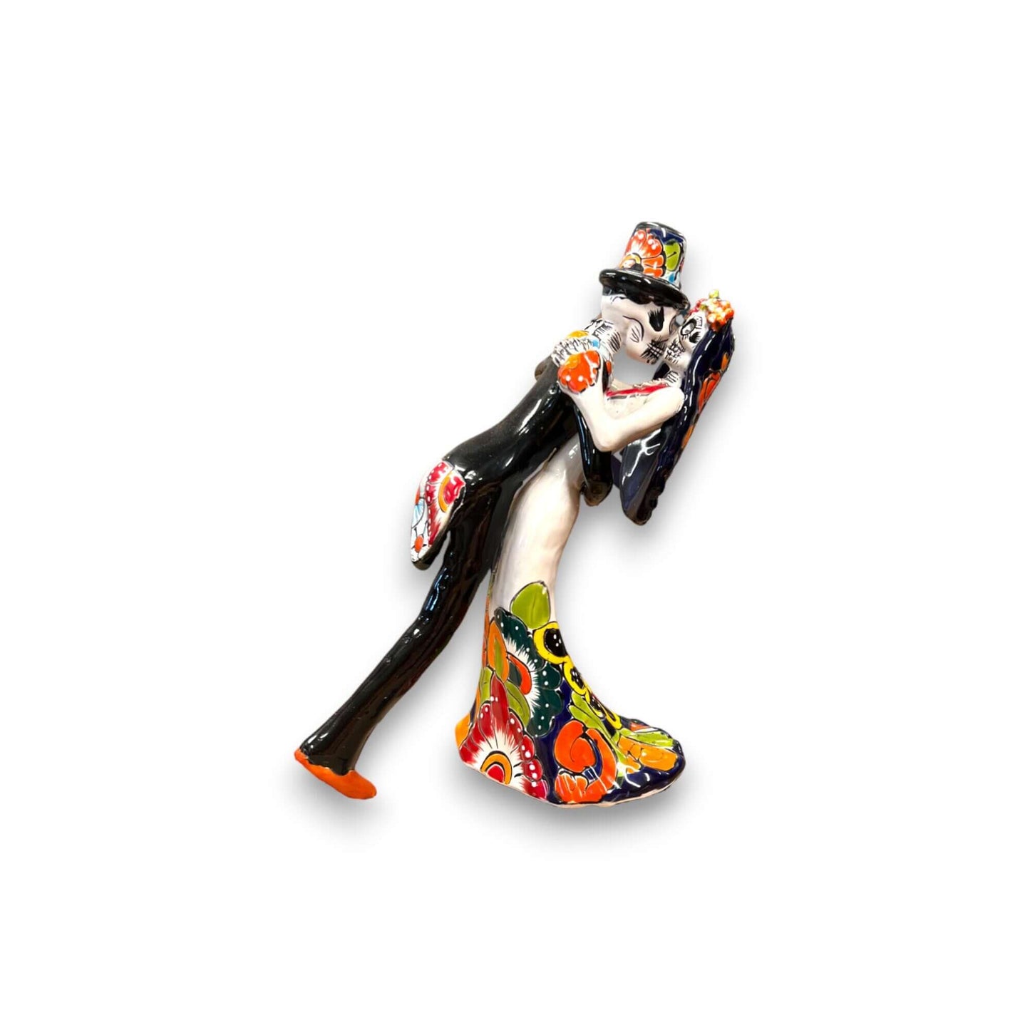 Handcrafted Talavera Cake Topper | Unique Hand-Painted Wedding Art