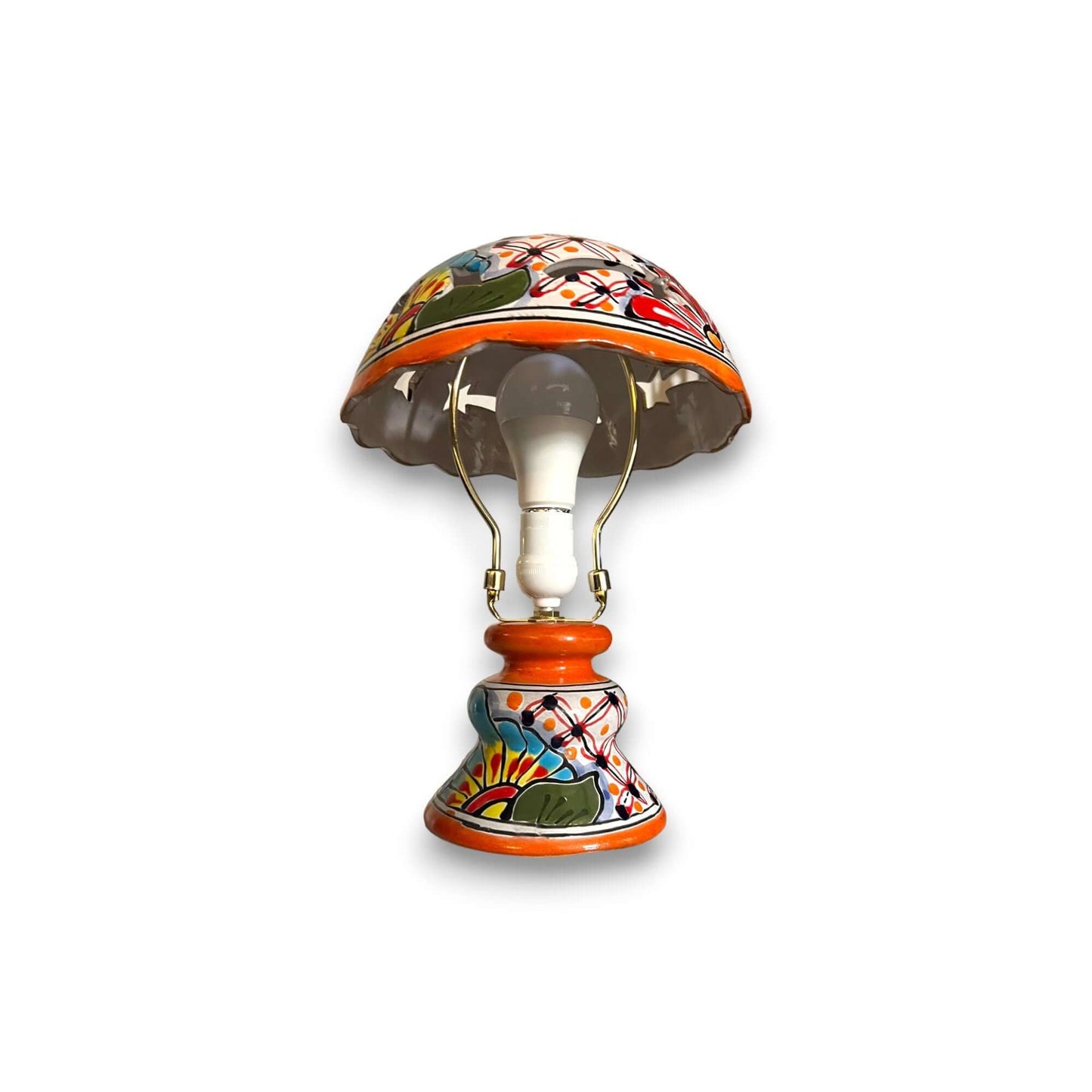 Talavera Table Lamp | Colorful Hand-Painted Mexican Ceramic Light