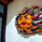 Handcrafted Talavera Sun Face | Colorful Mexican Wall Art