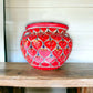 Hand-Painted Talavera Peacock Flower Pot | Extra Large Planter Decor