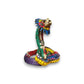 Handmade Aztec Snake Statue | Artisan Crafted Cultural Decor (Medium)