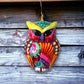 Small Guerrero Owl Wall Decor | Handcrafted Mexican Ceramic Accent