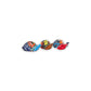 Mini Talavera Snail Figurine | Hand-Painted Mexican Ceramic