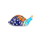 Mini Talavera Snail Figurine | Hand-Painted Mexican Ceramic