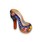 Talavera High Heel Statue | Colorful Handmade Mexican Decor