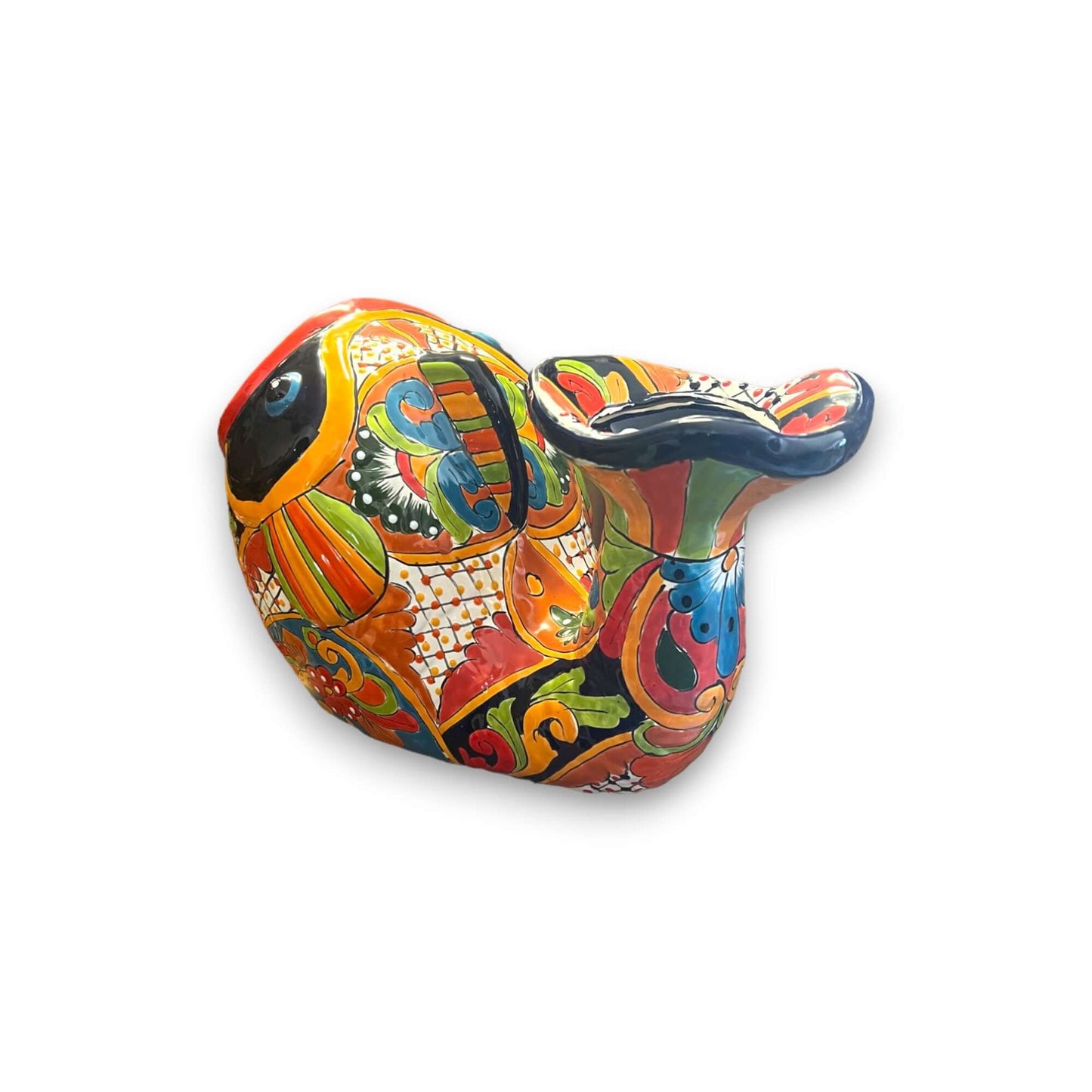 Talavera Fish Planter | Hand-Painted Mexican Ceramic Decor
