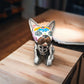 Talavera French Bulldog Statue | Day of the Dead Mexican Decor