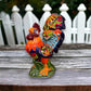 Talavera Rooster Statue | Large Hand-Painted Ceramic Decor
