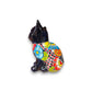 Talavera Cat Figurine | Hand-Painted Mexican Folk Art Home Decor