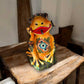 Hand-Painted Talavera Frog Statue | Mexican Ceramic Animal Decor