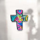 Guerrero Hand-Painted Cross Wall Art | Colorful Mexican Décor