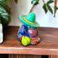 Talavera Panchito Figurine | Colorful Sleeping Man Pottery