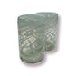 White Swirl Hand-Blown Mexican Glass | Artisan Drinkware