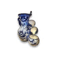 Handmade Talavera Fountain | Blue and White Mexican Ceramic Decor