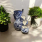Handmade Talavera Fountain | Blue and White Mexican Ceramic Decor