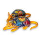 Talavera Armadillo Statue | Hand-Painted Mexican Folk Art Animal