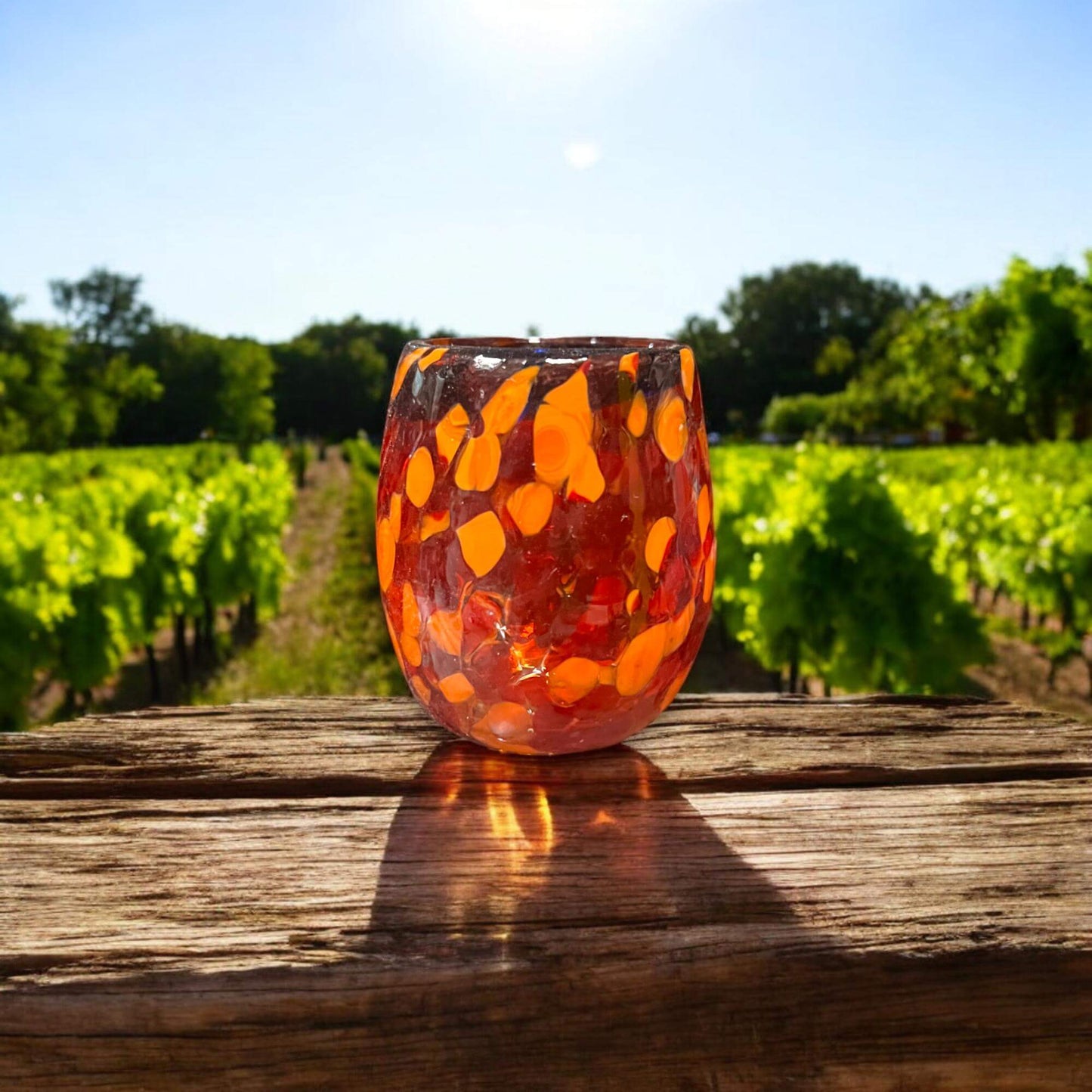 Mexican Artisan Shot Glass | Handmade Lava Design Ceramic