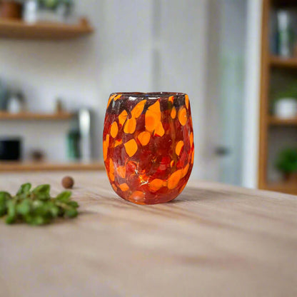 Mexican Artisan Shot Glass | Handmade Lava Design Ceramic