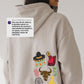 Jalisco Embroidery Patchwork Oversized Hoodie