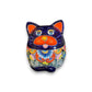 Talavera Cat Planter | Handcrafted Fat Cat Ceramic Pot