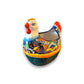 Talavera Chicken Planter | Hand-Painted Mexican Ceramic Statue