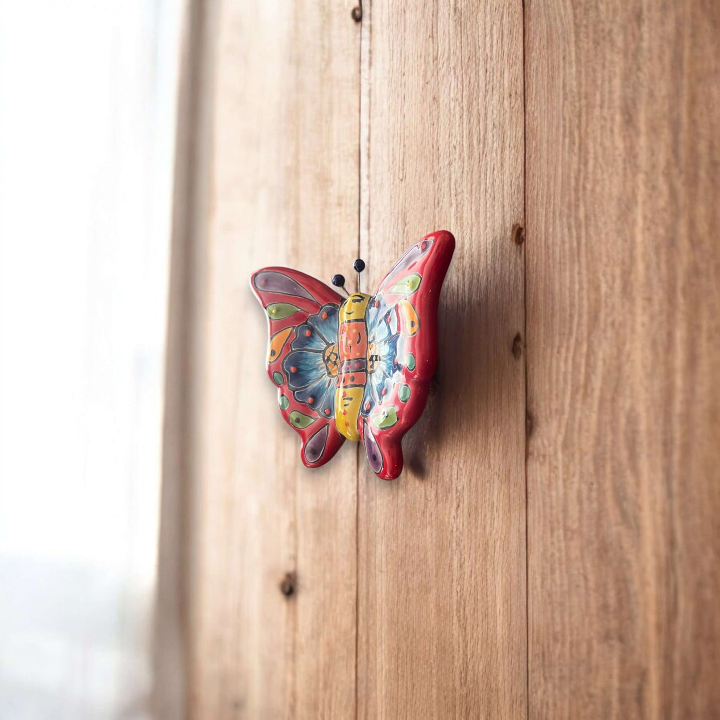 Talavera Butterfly Wall Hanging | Petite Animal Decor