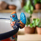 Talavera Chicken Pot Hanger | Small Handmade Mexican Garden Decor